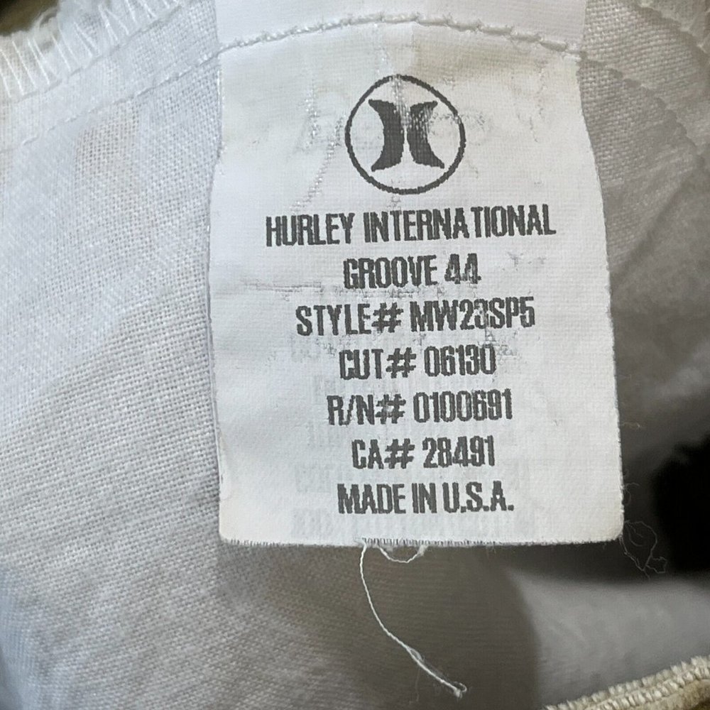 Hurley Shorts Mens 34 Corduroy Brown Skater Streetwear USA made - Picture 7 of 12